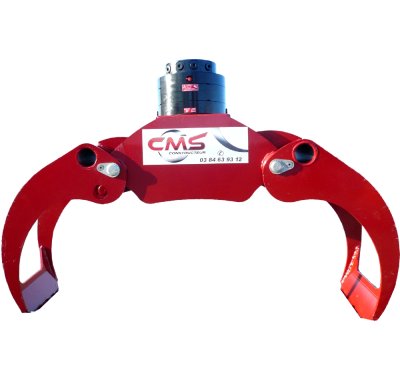 Grappin forestier 1,32m + rotator CPR5 (fixe)