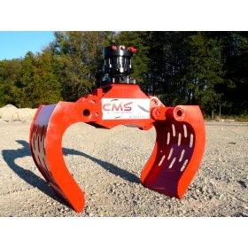 Pince de tri / enrochement 0,90m + rotator à plaque 3T