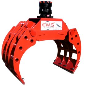 Pince de tri / enrochement 1,40m + rotator à plaque 4.5T