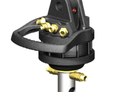 Crochet de levage + rotator hydraulique 3 tonnes