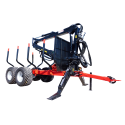 Remorque grue forestière