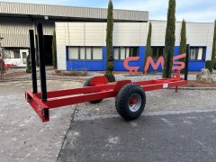 Remorque à bois 5m RB65 roues 11.5x80x15.3
