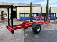 Remorque à bois 5m RB65 roues 400x60x15.5