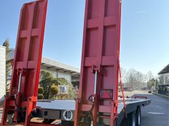 Remorque porte engin CMS PEA1800P béquilles automatiques